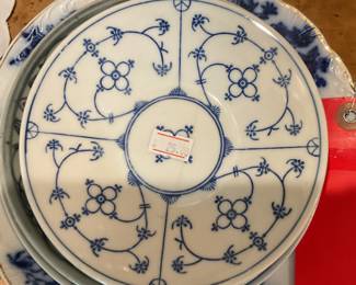 Winterling Blue Saks Porcelain Copenhague saucers - $37.50 + tax