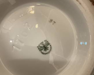 Czechoslovakia floral covered serving bowl $15 + tax