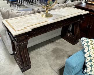 Sofa Table and Globe Orlando