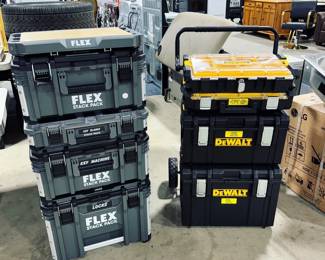 Flex & DeWalt Tool Chest on Wheels with Tools inside Orlando Estate Auction