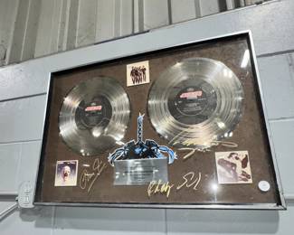 Scorpions signed Record Display Orlando Estate Auction