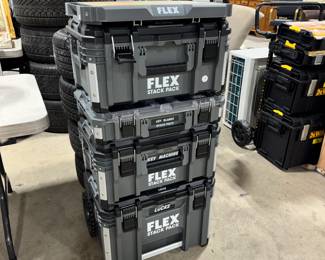 Flex Tool Chest on Wheels with merchandise inside Orlando Estate Auction