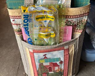 Cutting mats and quilting rulers