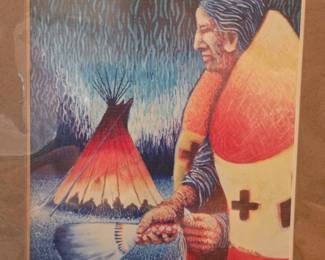 Virgil J. Nez Native American Signed Art