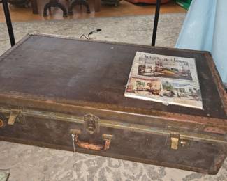 Old steamer suitcase 