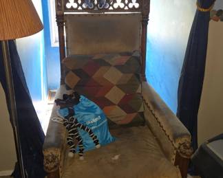 Antique Victorian chair.
