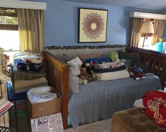 Daybed and ottoman 