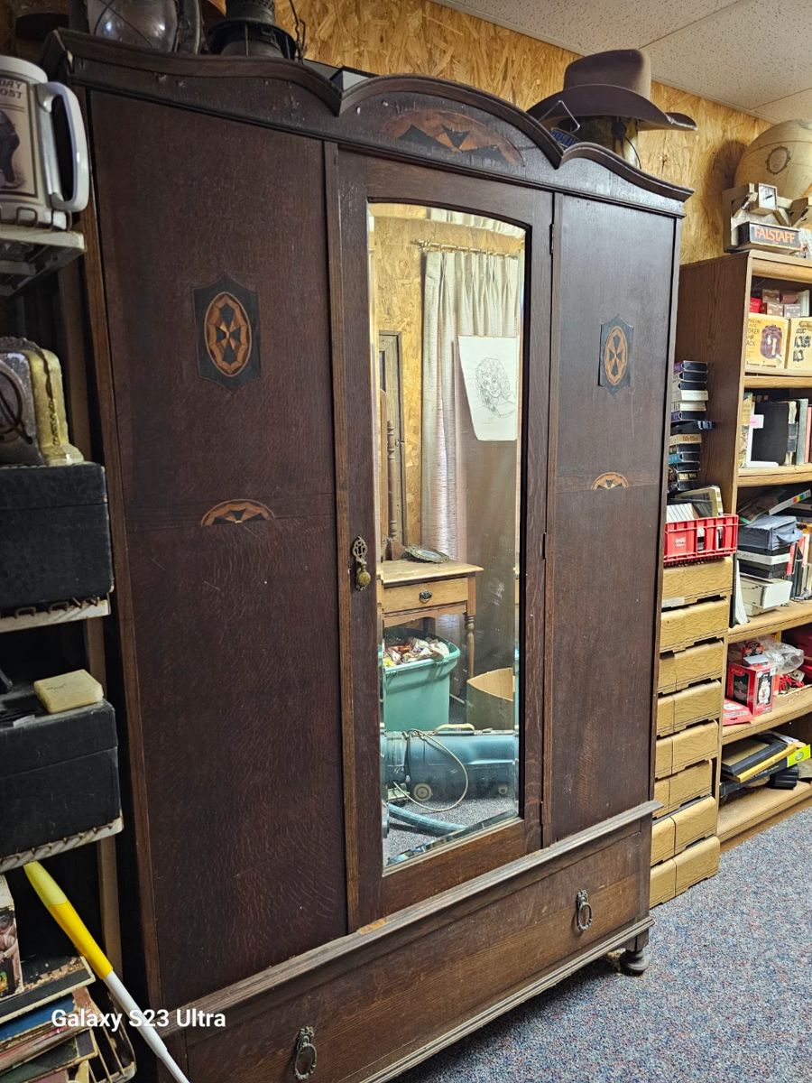 beautiful antique wardrobe 
