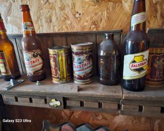 vintage beer bottles