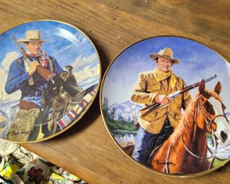 collector John Wayne plates