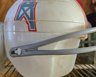 Picnic helmet full of plates and cups, everything you need