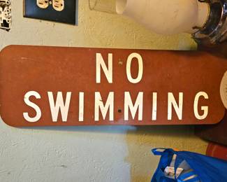 Vintage sign, enamel 