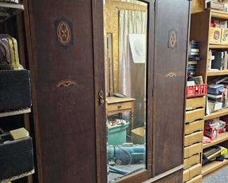 beautiful antique wardrobe
