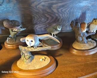 Owl figurines