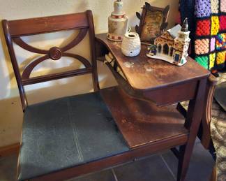 telephone bench