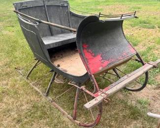 One Horse Open Sleigh Cutter
