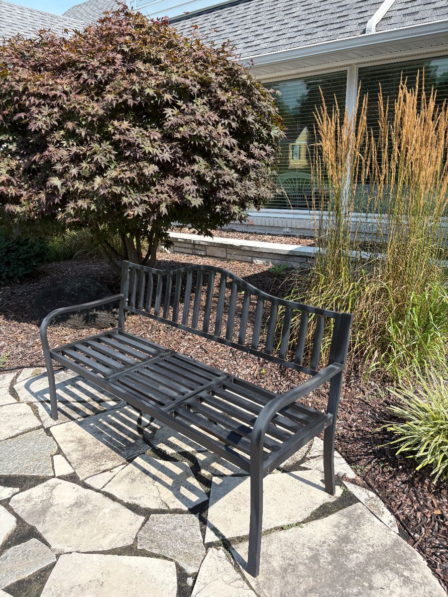 iron bench