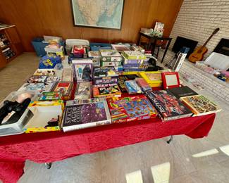many games and puzzles