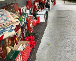 Fitz & Floyd collection - many have original boxes & foam; mostly Christmas 