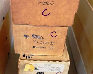 Early 1990's sports cards