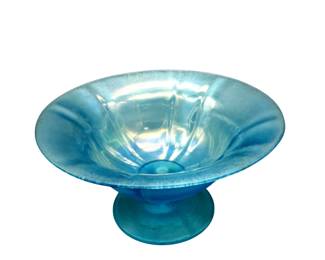 Blue Iridescent Bowl