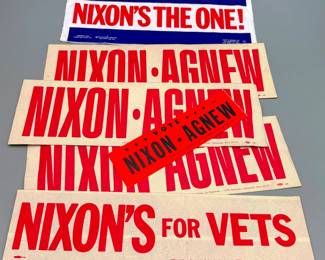 Nixon Agnew Campaign Stickers