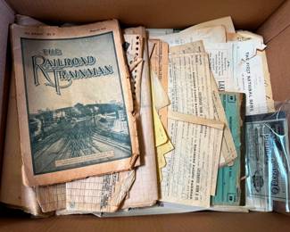 Vintage Ephemera, Railroad and more