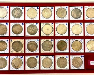 Morgan and Peace Silver Dollars