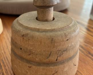Vintage butter press/mold with flower design