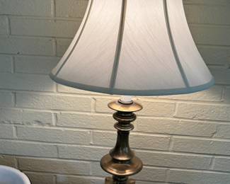 Brass lamps (pair)