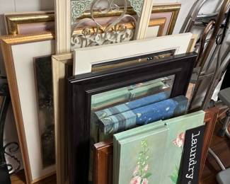Framed artwork