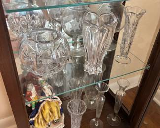 Crystal vases
