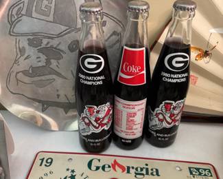 UGA 1980 Championship Coke Bottles, 1996 Olympics License plate