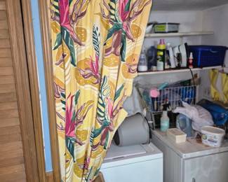 Some vintage bark cloth