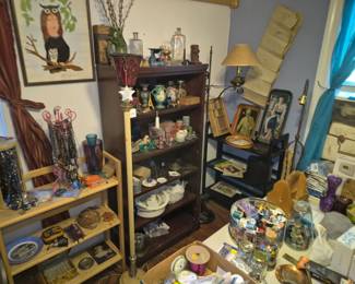 Roseville ,Vintage sewing ,Vintage coke trays