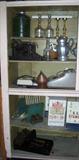 Vintage coin counter and stamp dispensers