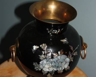 Blue/Gold vase  Italy