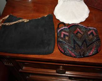 Ladies vintage beaded hand bags