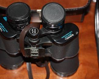 Bushnell binocular case & binoculars  7x50 instant focus