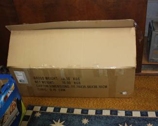 Christmas tree in box