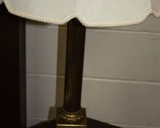 Brass table lamp