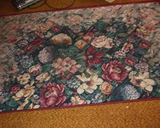 Burgundy rug 8 x 4