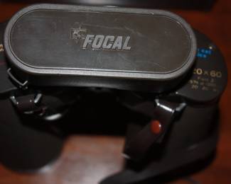 Focal binoculars & case 20x60 