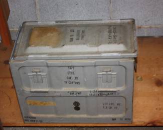Lg Ammo metal box  30 Cal