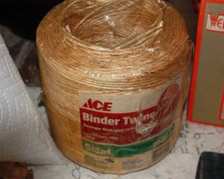 Unopened ball of twine