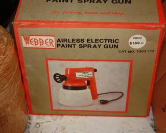 Webber airless electric spray gun 