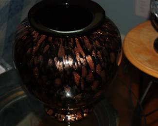 Blue/gold vase  Italy