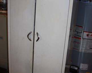 5' tall metal storage cabinet