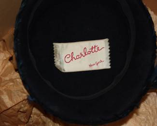 Vintage ladies hats and original hat boxes