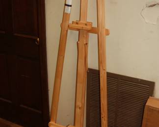 Wood artist easel  
